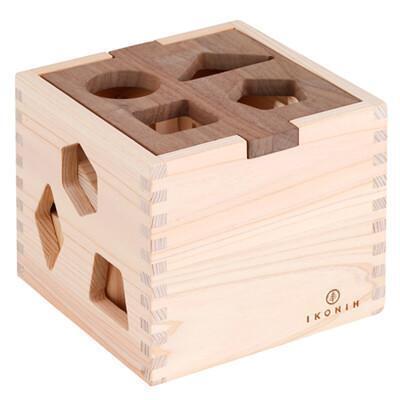 好評熱銷 安全無毒 愛可妮 ikonih 日本檜木形狀排序百寶盒 