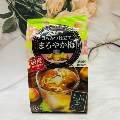 潼漾小舖 日本 日東紅茶 蜂蜜梅子茶 沖泡飲 10本入 蜂蜜茶 梅子茶 國產粉末梅果汁 