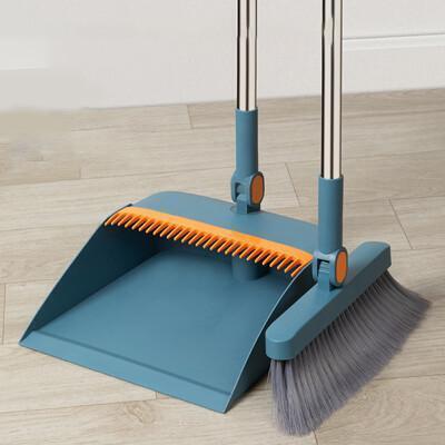 站立式掃把組 摺疊站立式 家用掃把 掃帚 打掃 掃具 