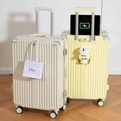 26吋鋁框行李箱 26吋行李箱 20吋 登機箱 行李箱 密碼鎖行李箱 拉桿箱 多功能行李箱 