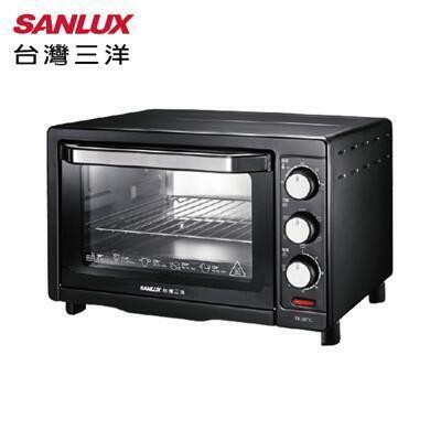 sanlux 台灣三洋26公升 雙層玻璃門 旋風 電烤箱 烤箱 sk-26c 