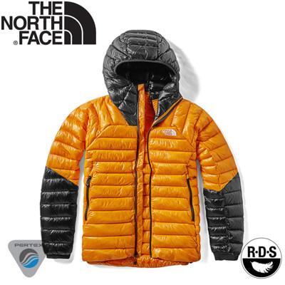 the north face 女 summit perex 連帽羽絨外套黃/黑3sps/羽絨衣/ 