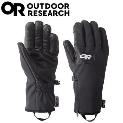 outdoor research 美國 男 stormtracker sensor 防風防水手套黑