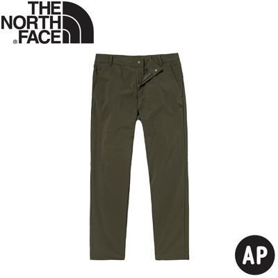 the north face 男 防潑水防風軟殼保暖長褲 ap墨綠5axv/衝鋒褲/休閒長褲/登 