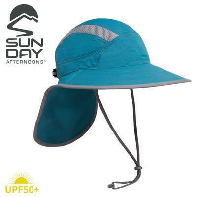 sunday afermoons 美國 抗uv防潑透氣護頸帽山巒藍sas2a01392b/遮陽帽 