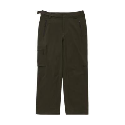 the north face 女 防風防潑軟殼九分長褲墨綠81ok/軟殼長褲/衝鋒褲/休閒長褲/ 