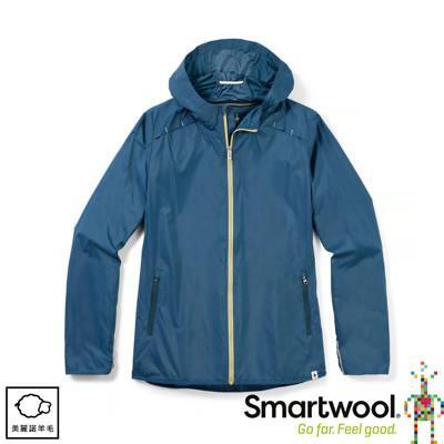 smartwool 美國 女merino sport 輕量連帽外套暮光藍sw016602/登山/ 