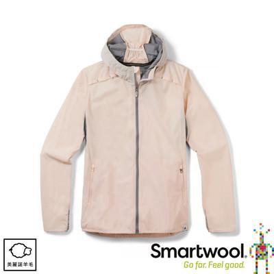 smartwool 美國 女merino sport 輕量連帽外套淺粉sw016602/登山/風 
