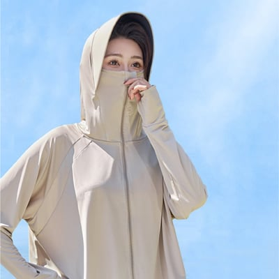 冰絲輕薄黑膠防曬防曬外套 冰絲外套 涼感外套 遮陽外套 夏天外套 騎車外套 抗uv外套 