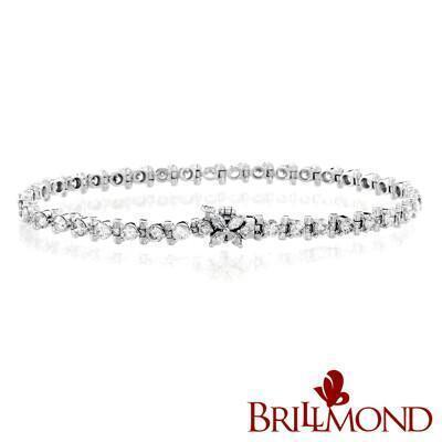 brillmond鑽石手鍊3克拉為愛璀璨18k白金 