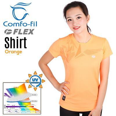 佛雷斯 flex 光能美肌短袖t-shirt女款/橘 
