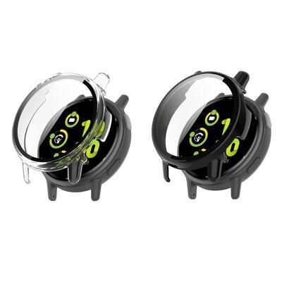 pc+鋼化玻璃一體錶殼適用 garmin vivoactive 5 gps 健康智慧手錶 硬殼 