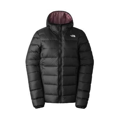 the north face 女 700fp 雙面可套式連帽羽絨外套 ap黑/紫83ok/登山/ 