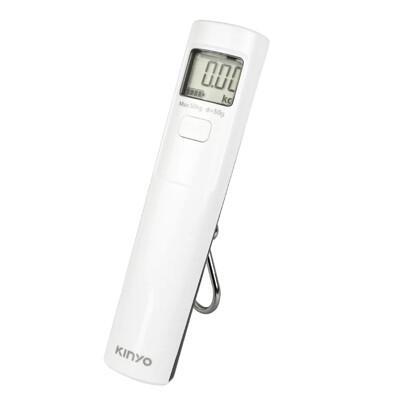 免運 kinyo 環保免電池lcd螢幕顯示行李秤 ds-012w 白 