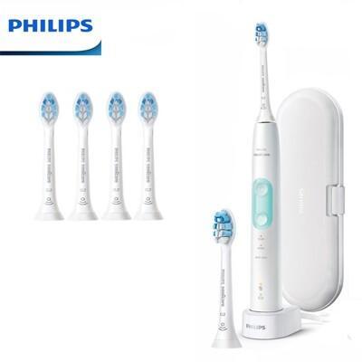 (贈牙齦護理刷頭 總計4+2=6個)philips 飛利浦音波震動智能護齦電動牙刷 hx6857 