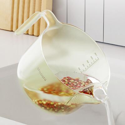 自帶刻度1200ml 過濾量杯 透明量杯 刻度杯 烘培用品 尖嘴量杯 量杯 刻度量杯 塑膠量杯 