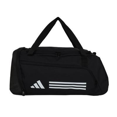 adidas 中型旅行袋-側背包 裝備袋 手提包 肩背包 愛迪達 黑白