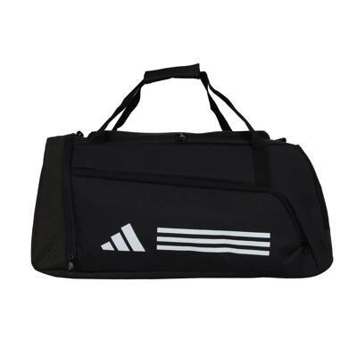 adidas 大型旅行袋-側背包 裝備袋 手提包 肩背包 愛迪達 黑白