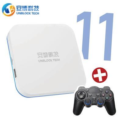 送遊戲搖桿安 博盒子機皇 第十一代x18 ubox 11 pro max 安博電視盒 台灣版 