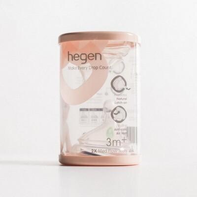 hegen 防脹氣真實擬乳智慧奶嘴(兩入組)_五種款式 
