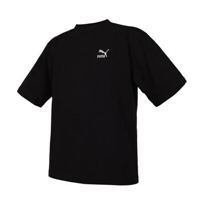 puma 男短袖t恤-上衣 休閒 慢跑 歐規 黑白 