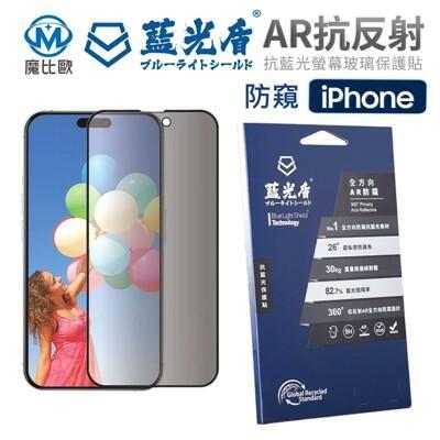 藍光盾 iphone16系列 ar抗藍光 防窺 螢幕保護貼 i16/plus/pro/pro max 