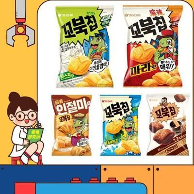 韓國orion 好麗友 烏龜餅乾 烏龜 原味 麻辣 海苔 巧克力 松露 韓國烏龜餅乾 烏龜 餅乾 