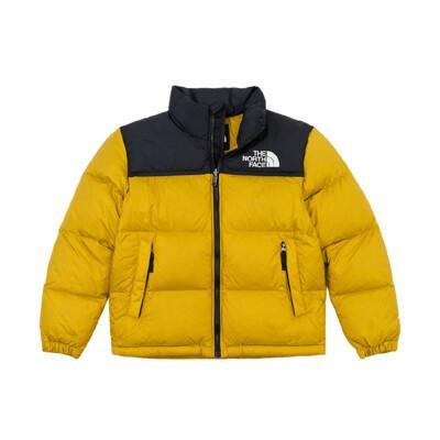 the north face 童 1996 retro nuptse 羽絨外套黃/黑7wqo/防 