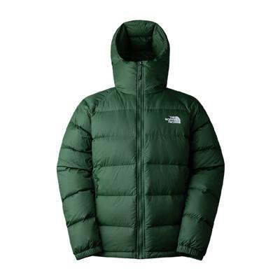 the north face 男 600fp 連帽羽絨外套軍綠7w7g/舒適保暖連帽羽絨外套/保 