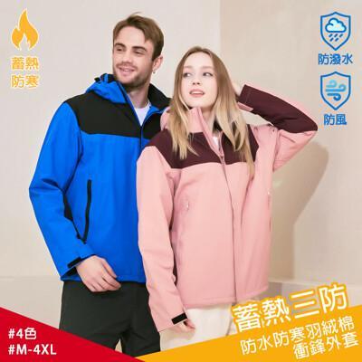 防水防寒羽絨棉衝鋒外套(kdfj-3055) 