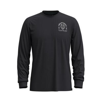 smartwool 美國 塗鴉長tee/熊圖騰黑色sw002598/保暖長袖/t恤/登山/健行 