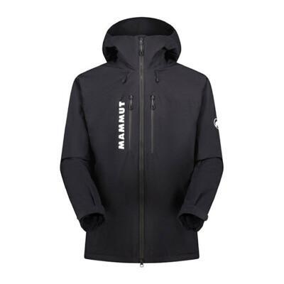 mammut 長毛象 男 freeflight hs af輕量防水化纖連帽外套黑1010-309 