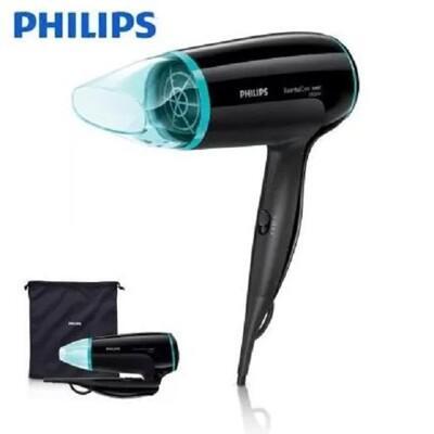 附原廠收納袋+國際電壓philips 飛利浦旅行用負離子折疊超靜音吹風機 bhd007 