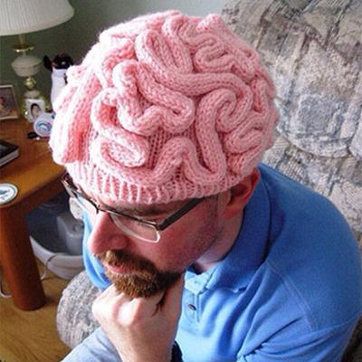 (售完為止)大腦是個好東西，你也需要一個！史上最狂大腦毛帽【W&R維爾國際】821E 