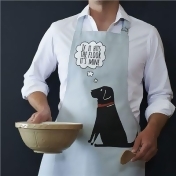 Sweet William Apron - Black Labrador Sweet William Apron - Black Labrador