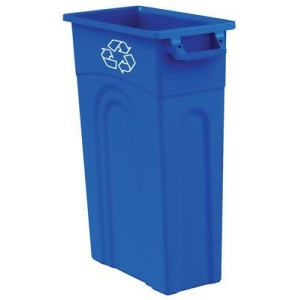 United Solutions TI0033 Highboy Waste Container In Recycling Blue