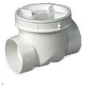 Oatey 43904 PVC Backwater Valve, 4-Inch