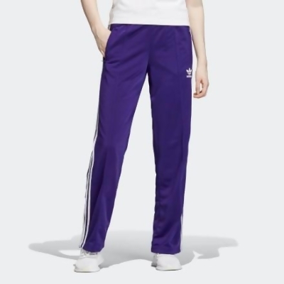 purple adidas track pants