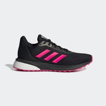 adidas trainers black and pink