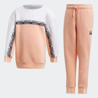 adidas peach tracksuit