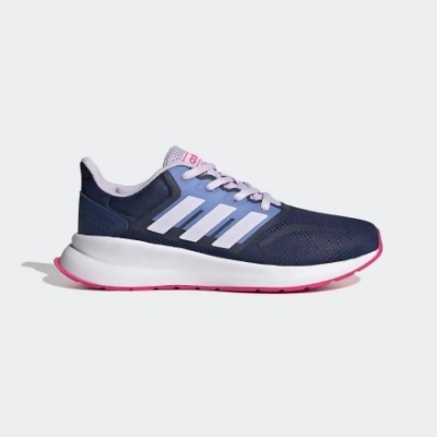 purple running trainers