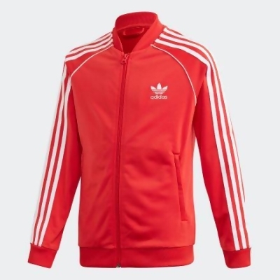 red white adidas tracksuit