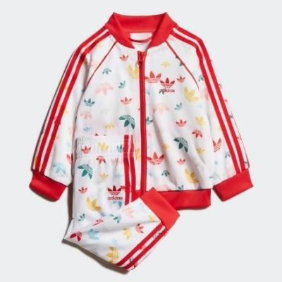 toddler adidas tracksuit red