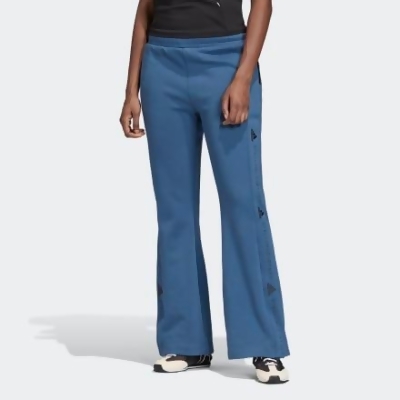 blue adidas track pants womens