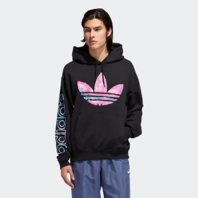adidas watercolor hoodie white