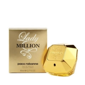 Paco Rabanne Lady Million Eau De Parfum 2.7 oz / 80 ml For Women Sealed - All