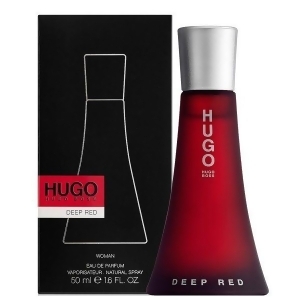 Hugo Deep Red Eau De Parfum For Women By Hugo Boss 1.6 oz / 50 ml Sealed - All
