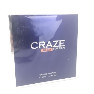 Craze Bleu For Men By Armaf 3.4 oz / 100 ml Eau De Parfum In Sealed Box - All