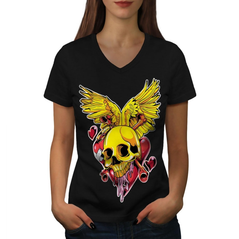womens skull t shirt uk