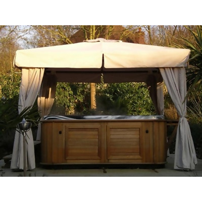 Replacement 4m X 3m Deluxe Gazebo Canopy And Curtains From